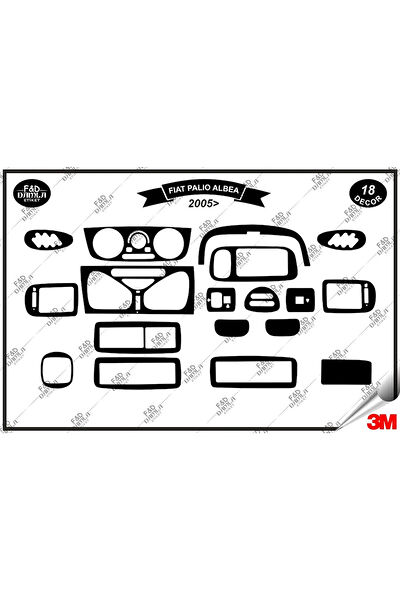 FD Damla Etiket Torpido Kaplama Setleri