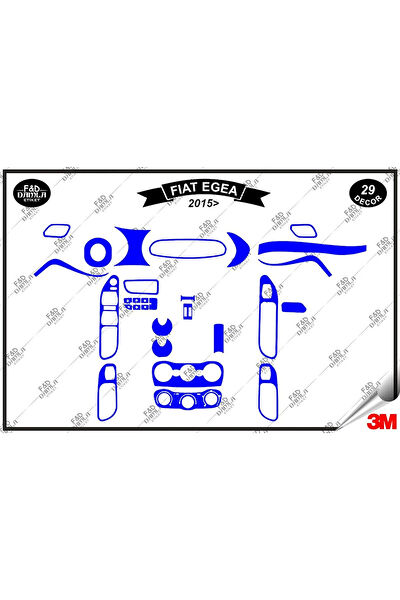 FD Damla Etiket Torpido Kaplama Setleri