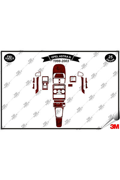 FD Damla Etiket Torpido Kaplama Setleri