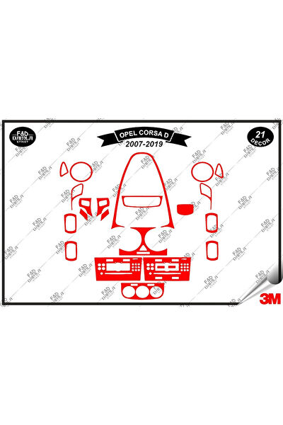 FD Damla Etiket Torpido Kaplama Setleri