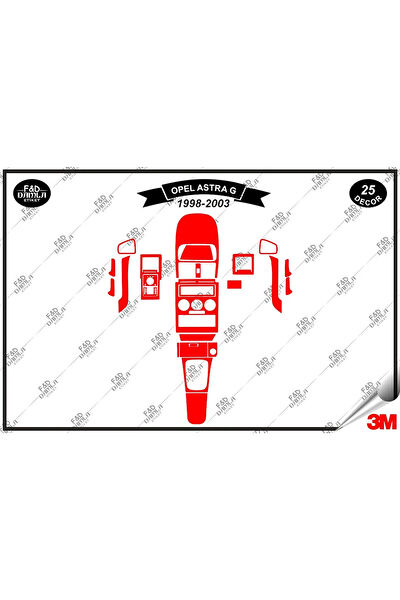 FD Damla Etiket Torpido Kaplama Setleri