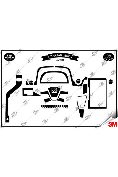 FD Damla Etiket Torpido Kaplama Setleri