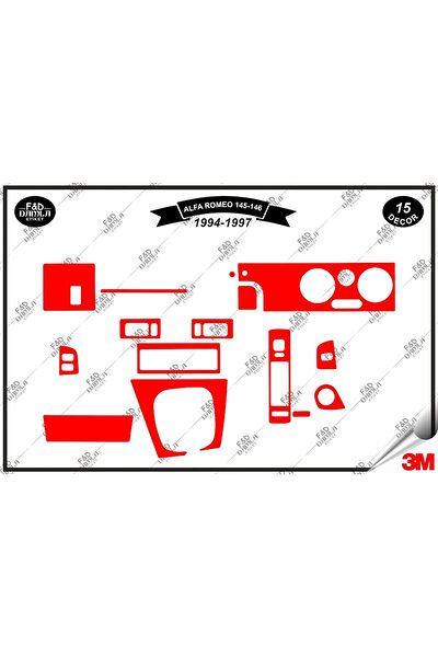 FD Damla Etiket Torpido Kaplama Setleri