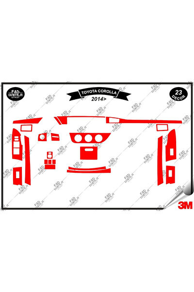 FD Damla Etiket Torpido Kaplama Setleri