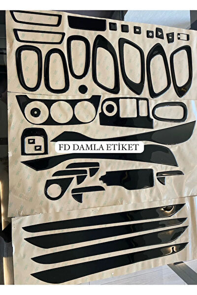 FD Damla Etiket Torpido Kaplama Setleri