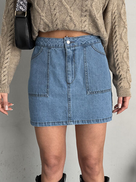 LOİSY Kadın Kot Etek