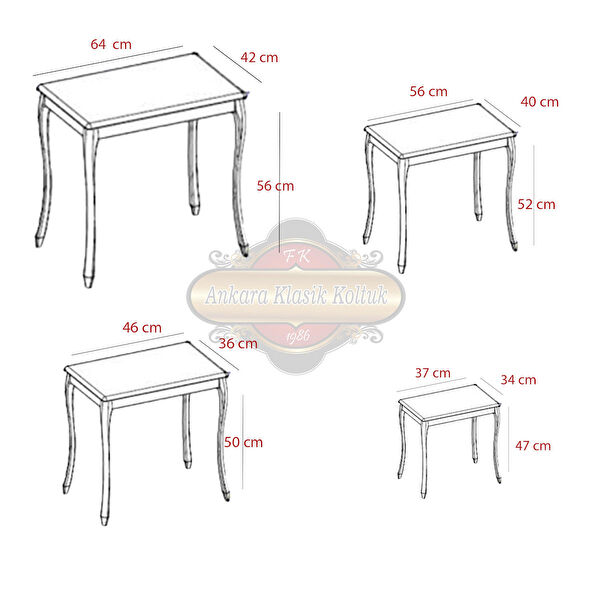 ankara klasik koltuk Zigon Sehpa