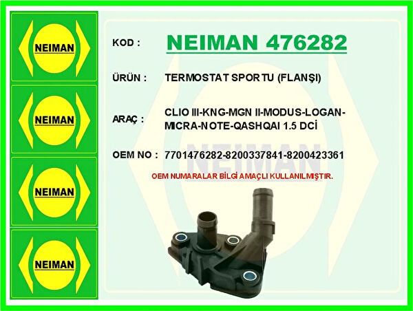 Bescher Termostat Gövdesi