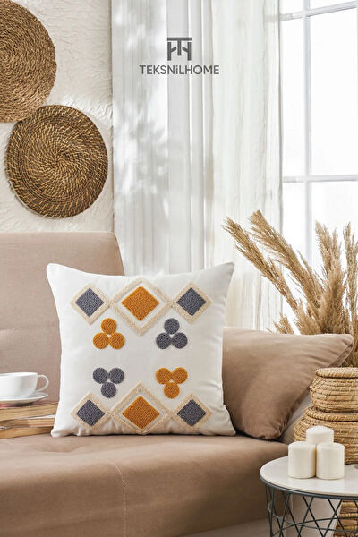 TeksNil Home Dekoratif Yastık, Kırlent, Kılıf