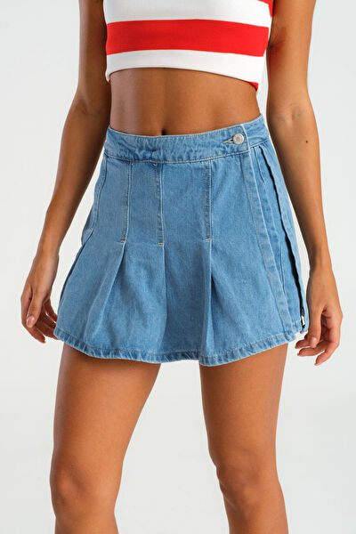 Its Basic Kadın Kot Etek