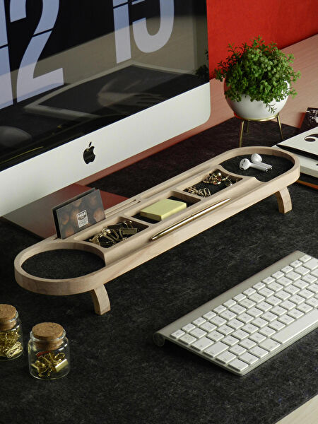 Fagus Wood Masaüstü Organizer