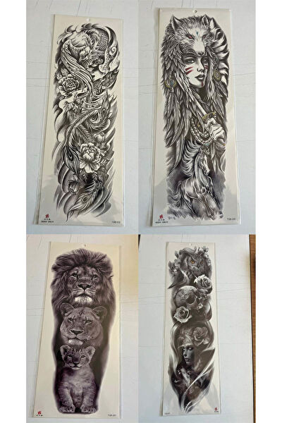 Airbrush Tattoo Geçici Dövme, Şablonları