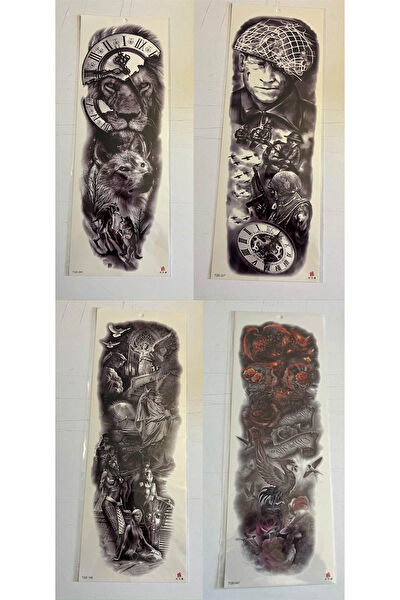 Airbrush Tattoo Geçici Dövme, Şablonları