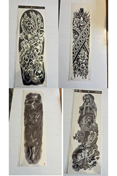 Airbrush Tattoo Geçici Dövme, Şablonları