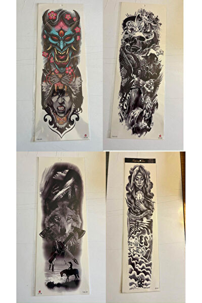 Airbrush Tattoo Geçici Dövme, Şablonları