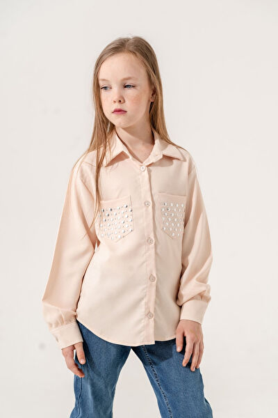 Giyicem Tekstile Kız Çocuk Gömlek