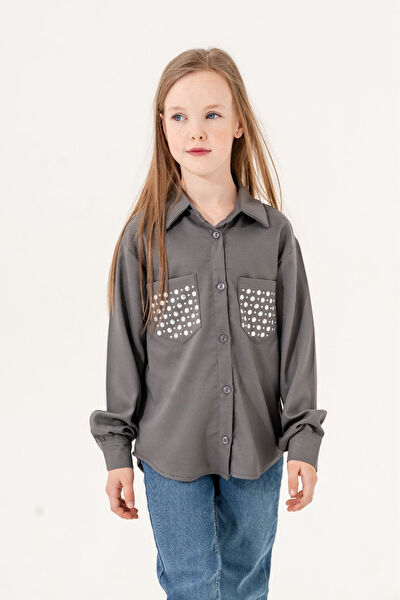 Giyicem Tekstile Kız Çocuk Gömlek