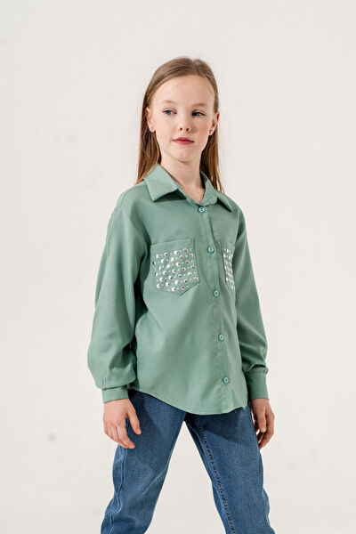 Giyicem Tekstile Kız Çocuk Gömlek