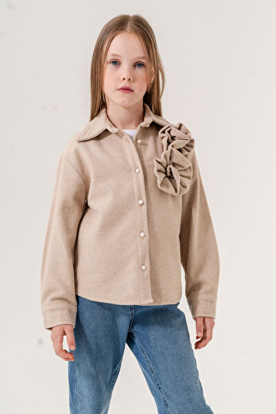 Giyicem Tekstile Kız Çocuk Gömlek