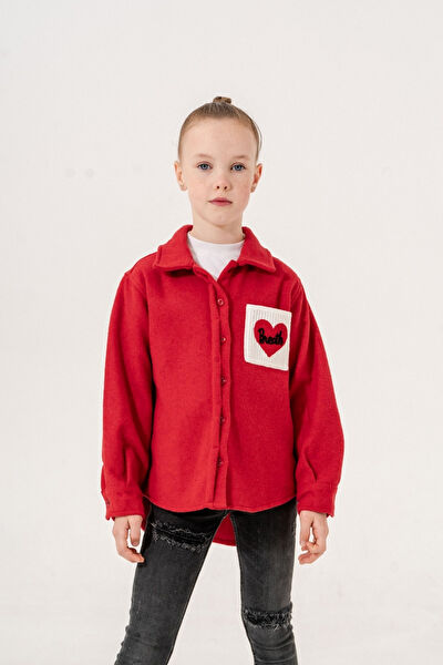 Giyicem Tekstile Kız Çocuk Gömlek