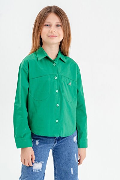 Giyicem Tekstile Kız Çocuk Gömlek