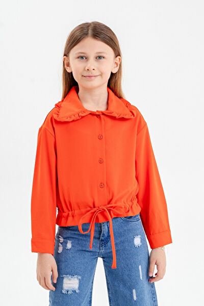 Giyicem Tekstile Kız Çocuk Gömlek