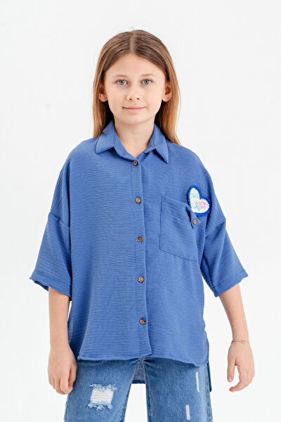 Giyicem Tekstile Kız Çocuk Gömlek
