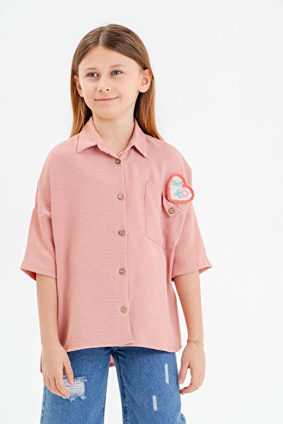 Giyicem Tekstile Kız Çocuk Gömlek