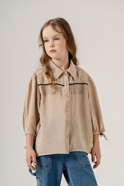 Giyicem Tekstile Kız Çocuk Gömlek