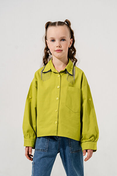 Giyicem Tekstile Kız Çocuk Gömlek