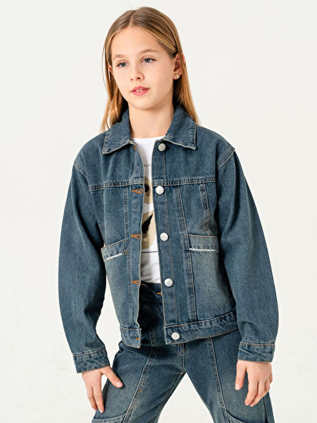 Giyicem Tekstile Kız Çocuk Mont, Kaban