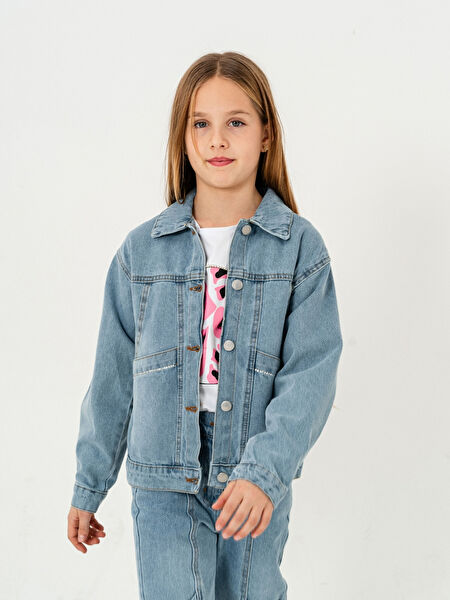 Giyicem Tekstile Kız Çocuk Mont, Kaban