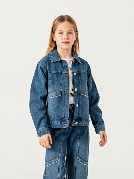 Giyicem Tekstile Kız Çocuk Mont, Kaban