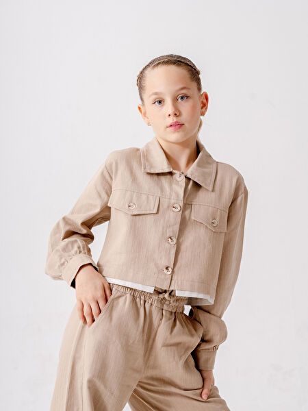 Giyicem Tekstile Kız Çocuk Ceket