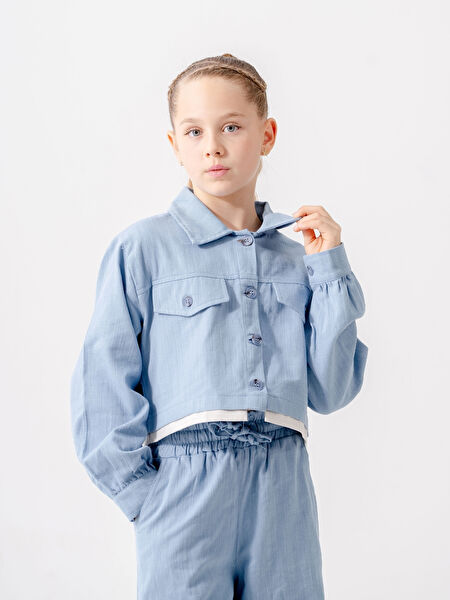 Giyicem Tekstile Kız Çocuk Ceket