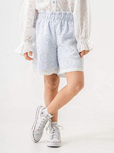 Giyicem Tekstile Kız Çocuk Şort, Bermuda, Kapri