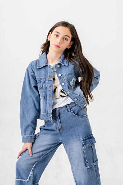 Giyicem Tekstile Kız Çocuk Ceket