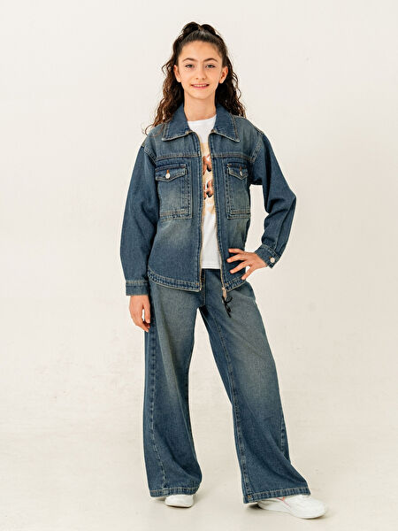 Giyicem Tekstile Kız Çocuk Ceket