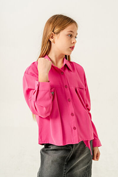 Giyicem Tekstile Kız Çocuk Gömlek