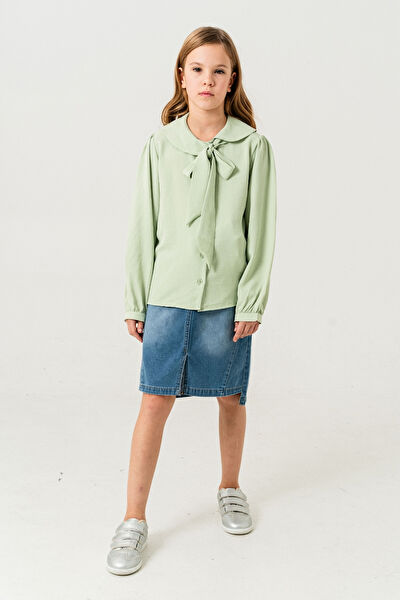 Giyicem Tekstile Kız Çocuk Gömlek