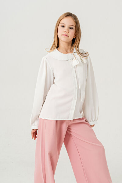 Giyicem Tekstile Kız Çocuk Gömlek