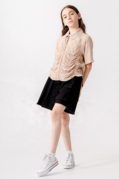 Giyicem Tekstile Kız Çocuk Gömlek