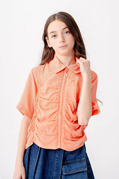 Giyicem Tekstile Kız Çocuk Gömlek