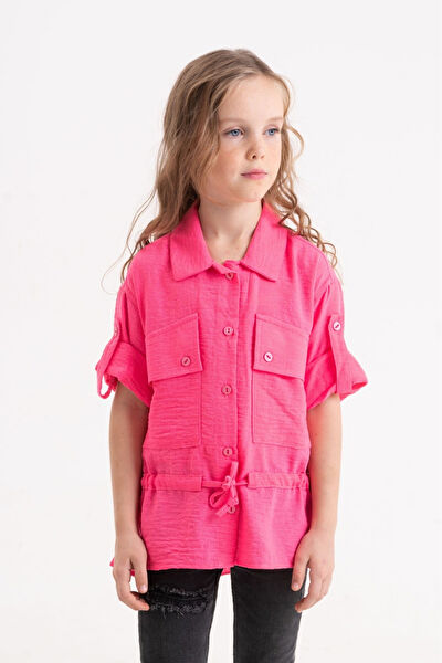 Giyicem Tekstile Kız Çocuk Gömlek