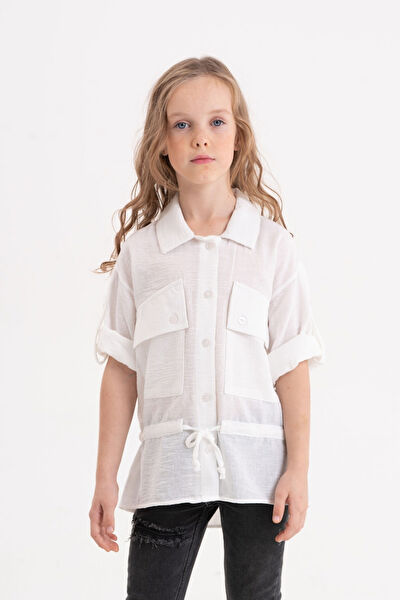 Giyicem Tekstile Kız Çocuk Gömlek