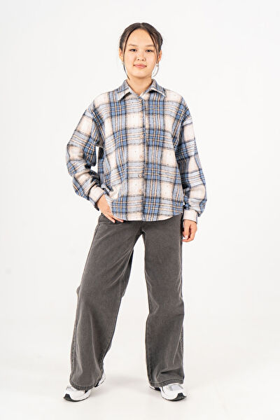 Giyicem Tekstile Kız Çocuk Gömlek