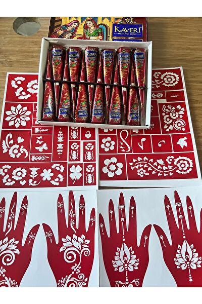 Airbrush Tattoo Geçici Dövme, Şablonları