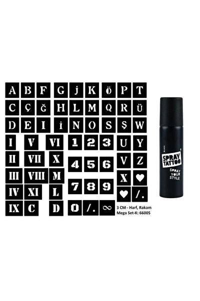 Airbrush Tattoo Geçici Dövme, Şablonları