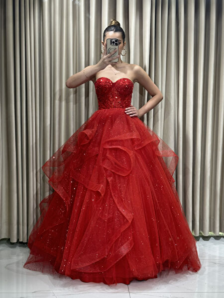 Kaleiçi Yıldızlar Abiye Elbise