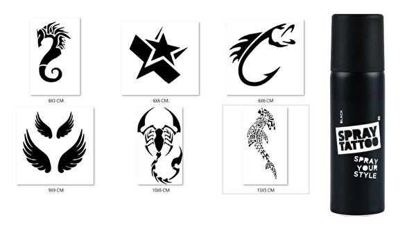 Endeks Ticaret Geçici Dövme, Şablonları